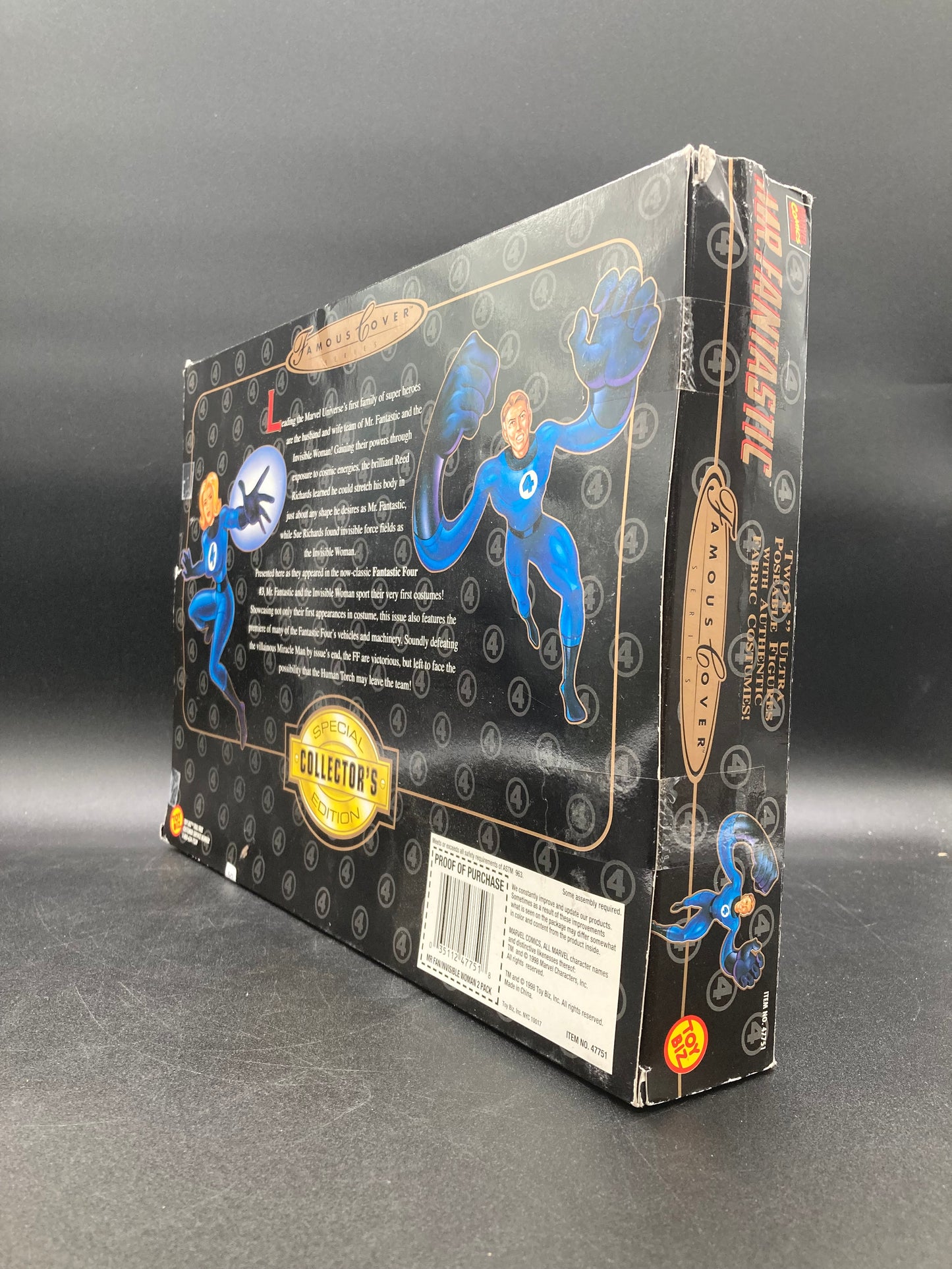 Fantastic Four Toybiz Marvel Famous Cover Series Special Collector’s Edition Figure Set 1998