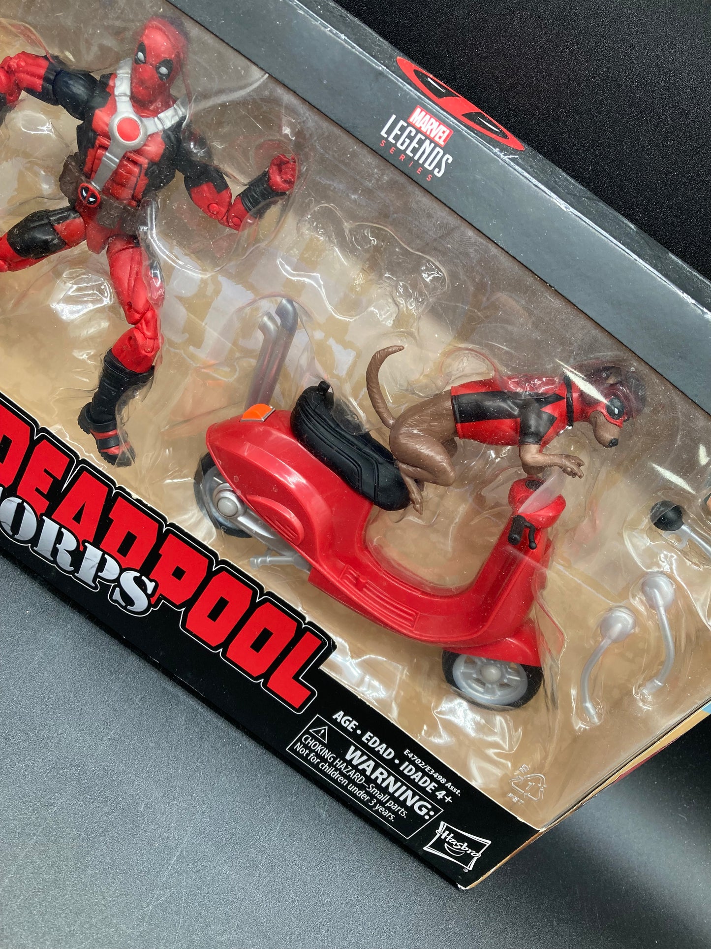 Deadpool Corps with scooter Hasbro Marvel Legends Figure Set 2019 (Open)