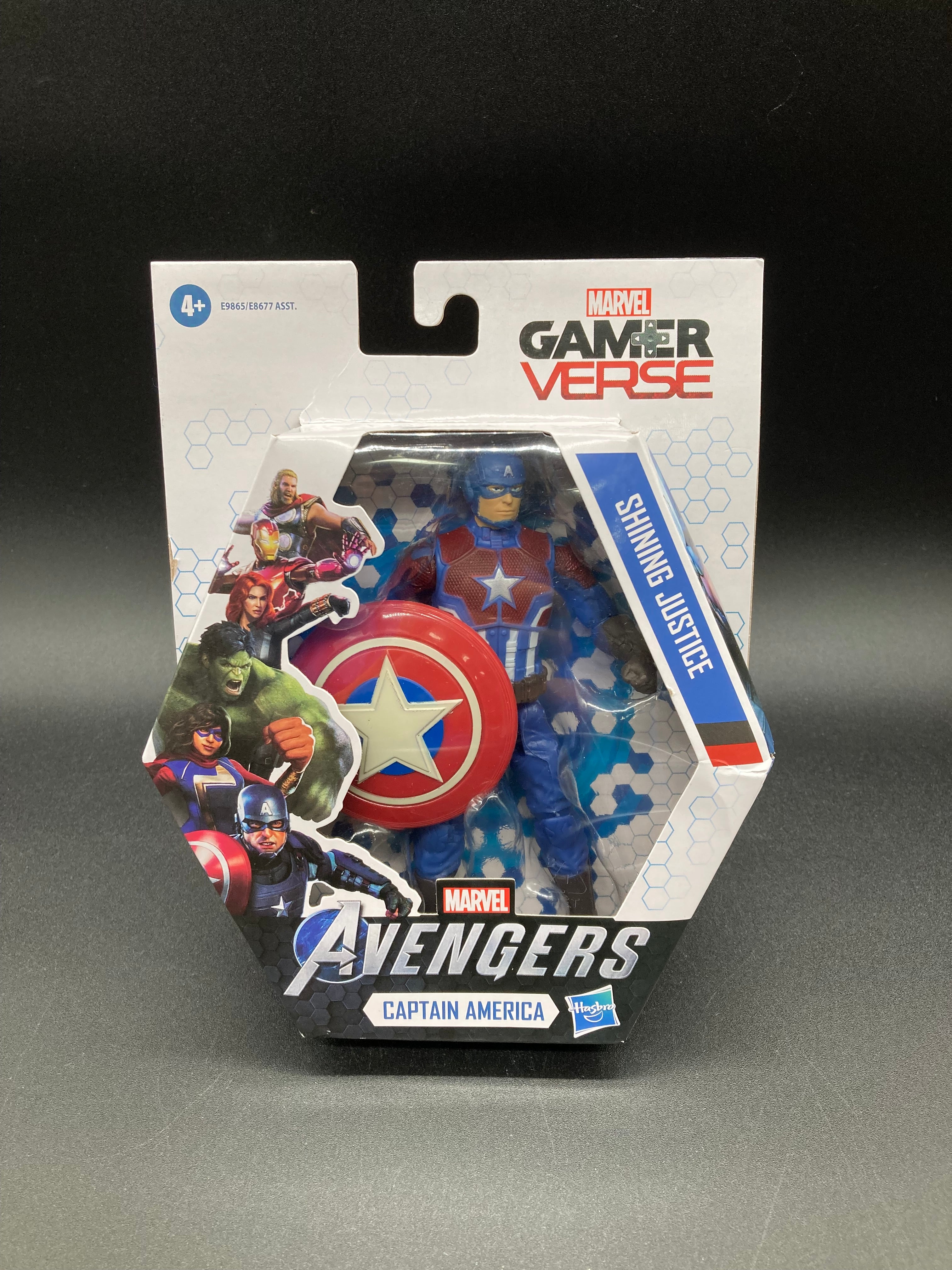 Shining Justice Captain America Hasbro Marvel GamerVerse Avengers Figure 2020