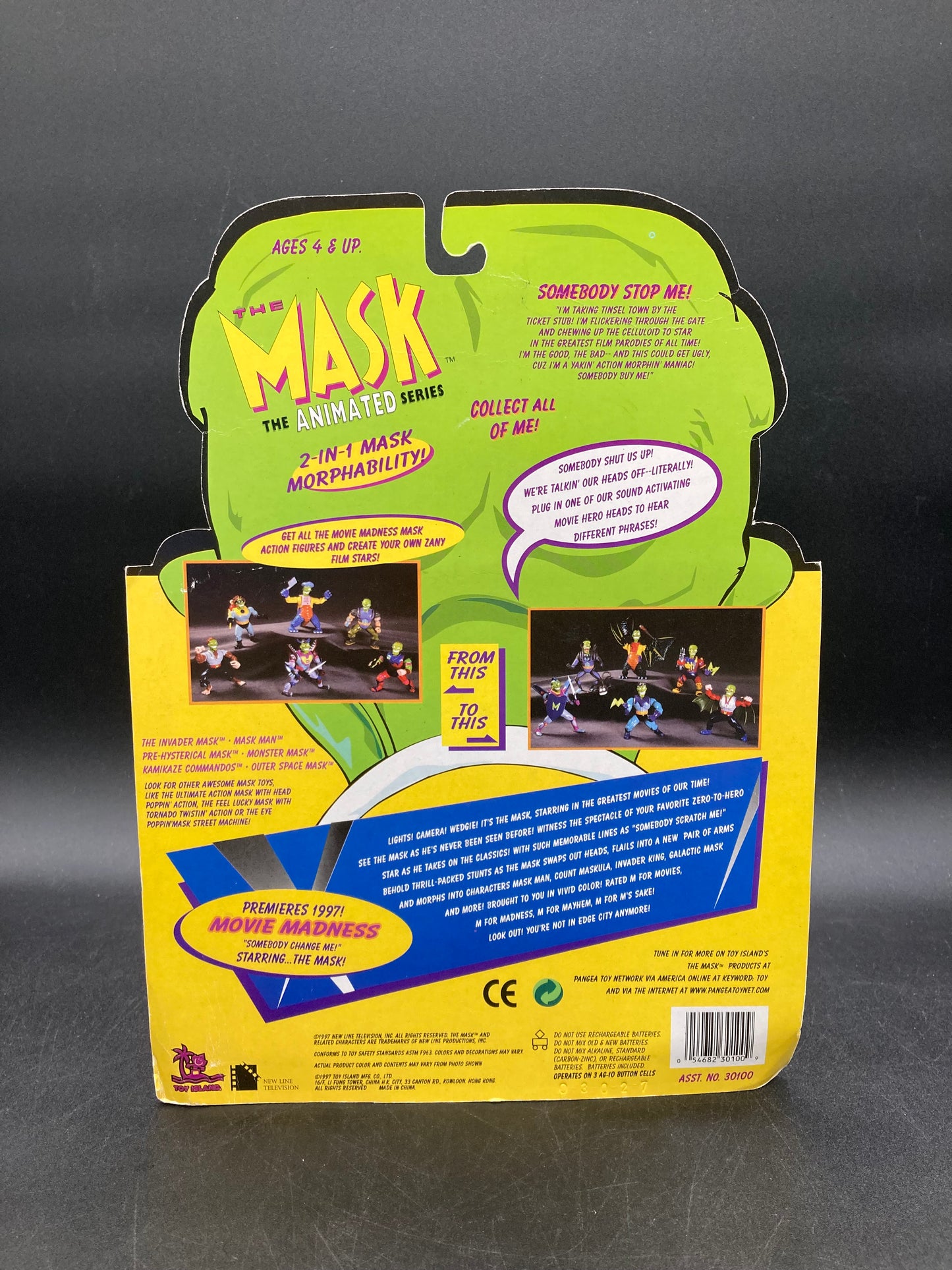 Monster Mask Toy Island The Mask Animated Series Movie Madness Figure 1997