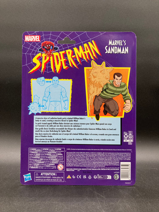 Sandman Hasbro Marvel Legends Retro Spider-Man Figure 2021