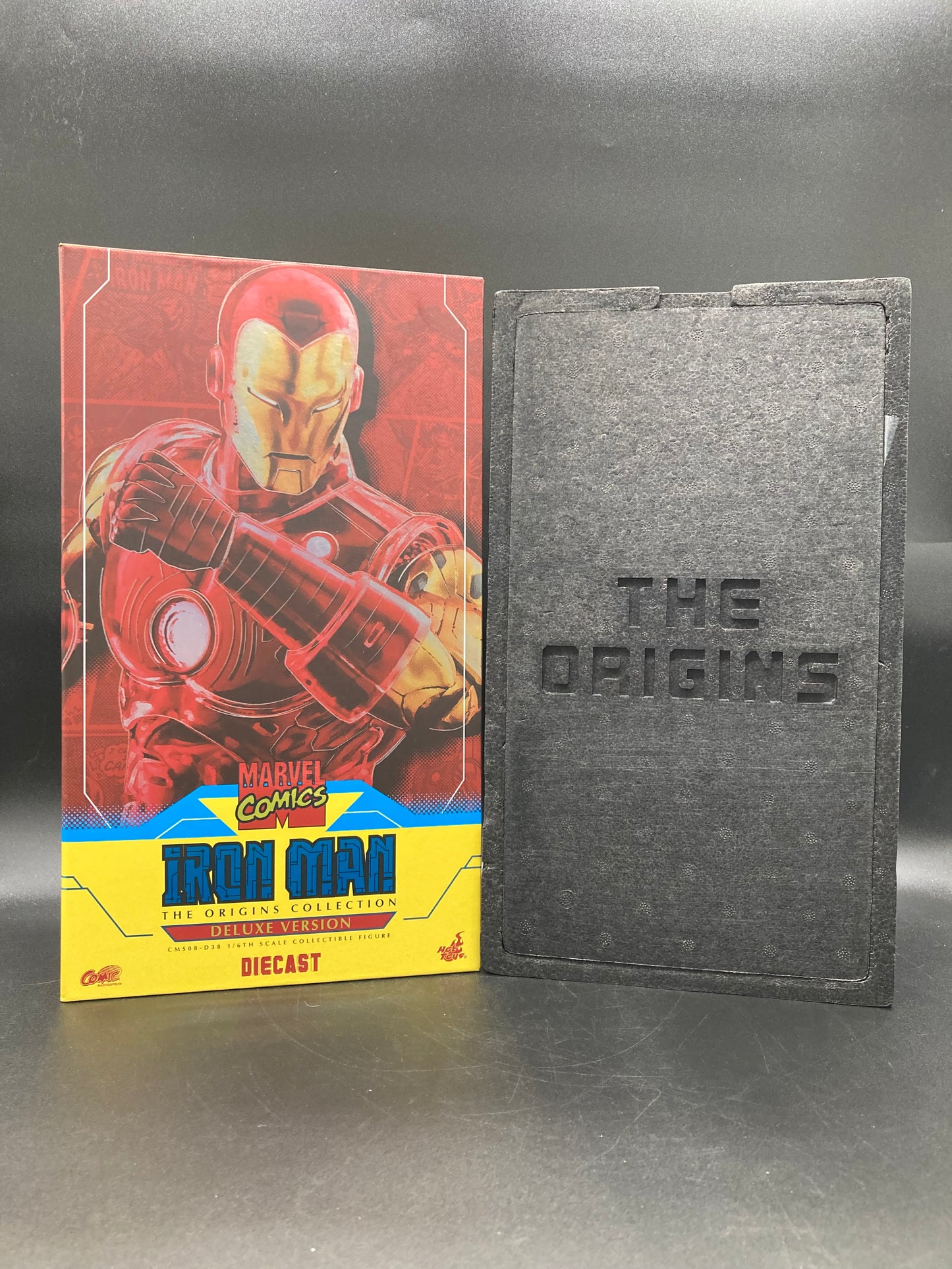 Iron Man The Origins Collection Hot Toys 1/6 Scale Collectible Die Cast Figure Deluxe Version 2022 CMS08-D38