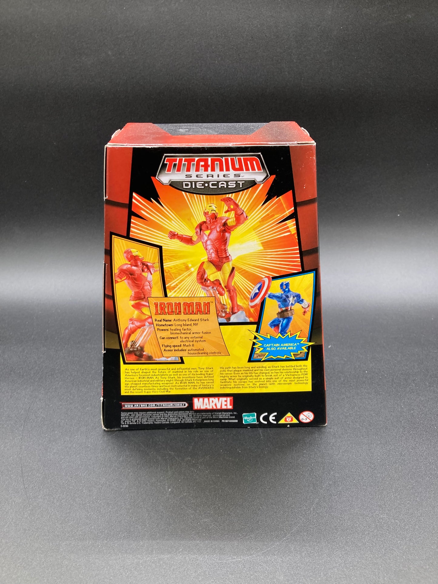 Die-Cast Iron Man ToysRus Exclusive Hasbro Figure 2007