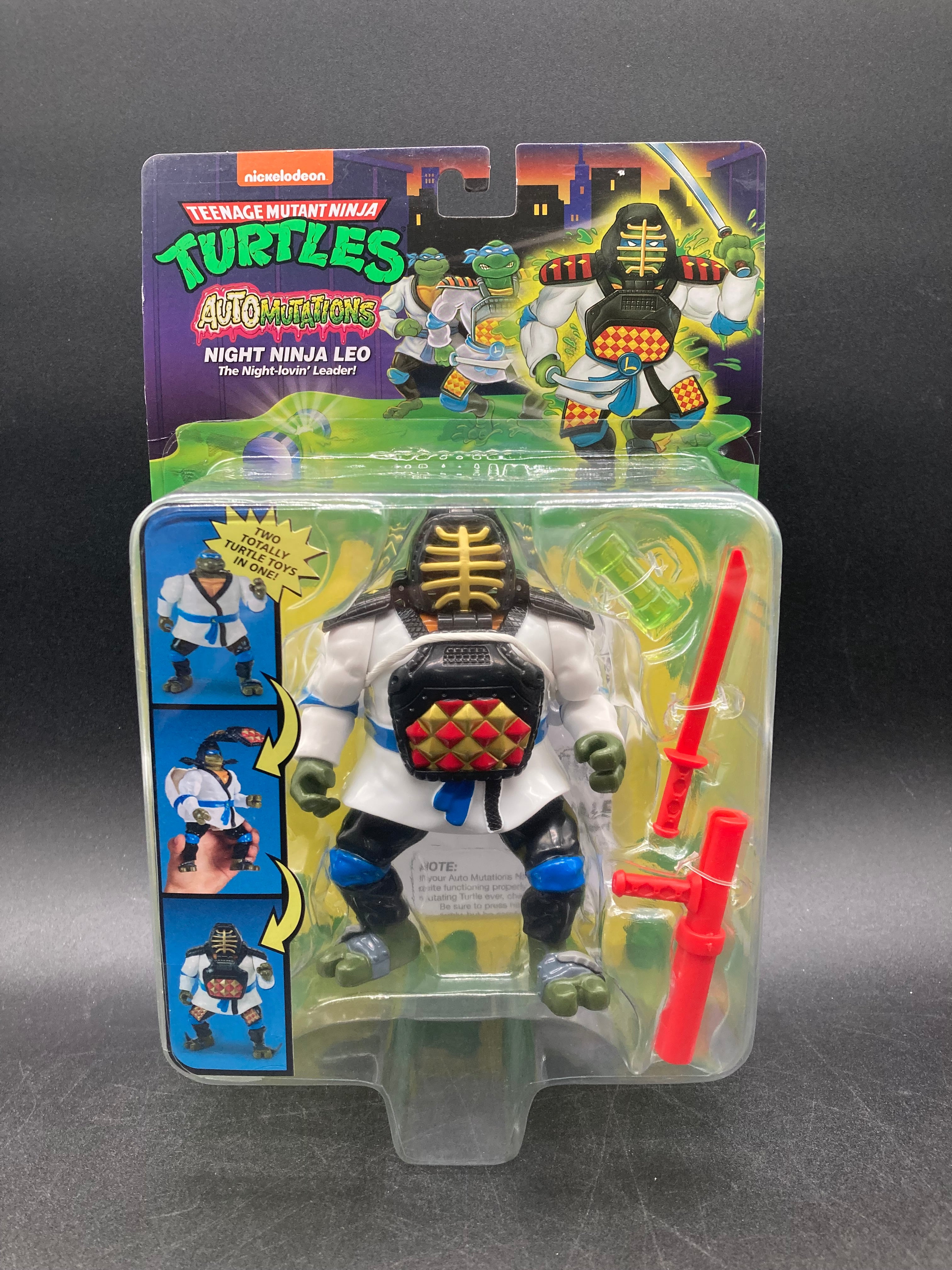 Night Ninja Leo Playmates Teenage Mutant Ninja Turtles AutoMutations Figure 2024