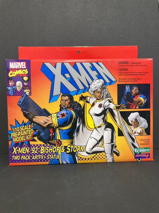X-Men ‘92 Bishop & Storm Kotobukiya ArtFX Statue Set (Open)