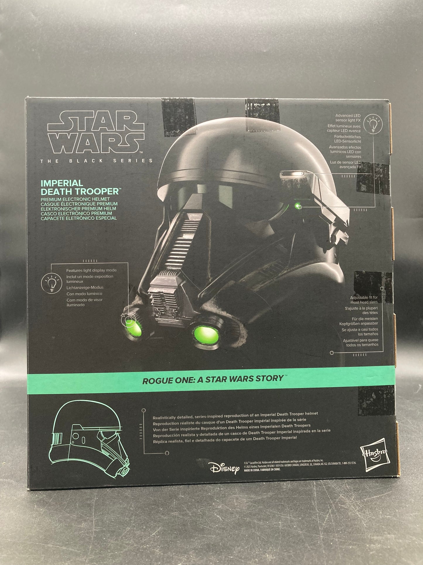 Imperial Death Trooper Helmet Hasbro Back Series Star Wars Rogue One Cosplay Helmet