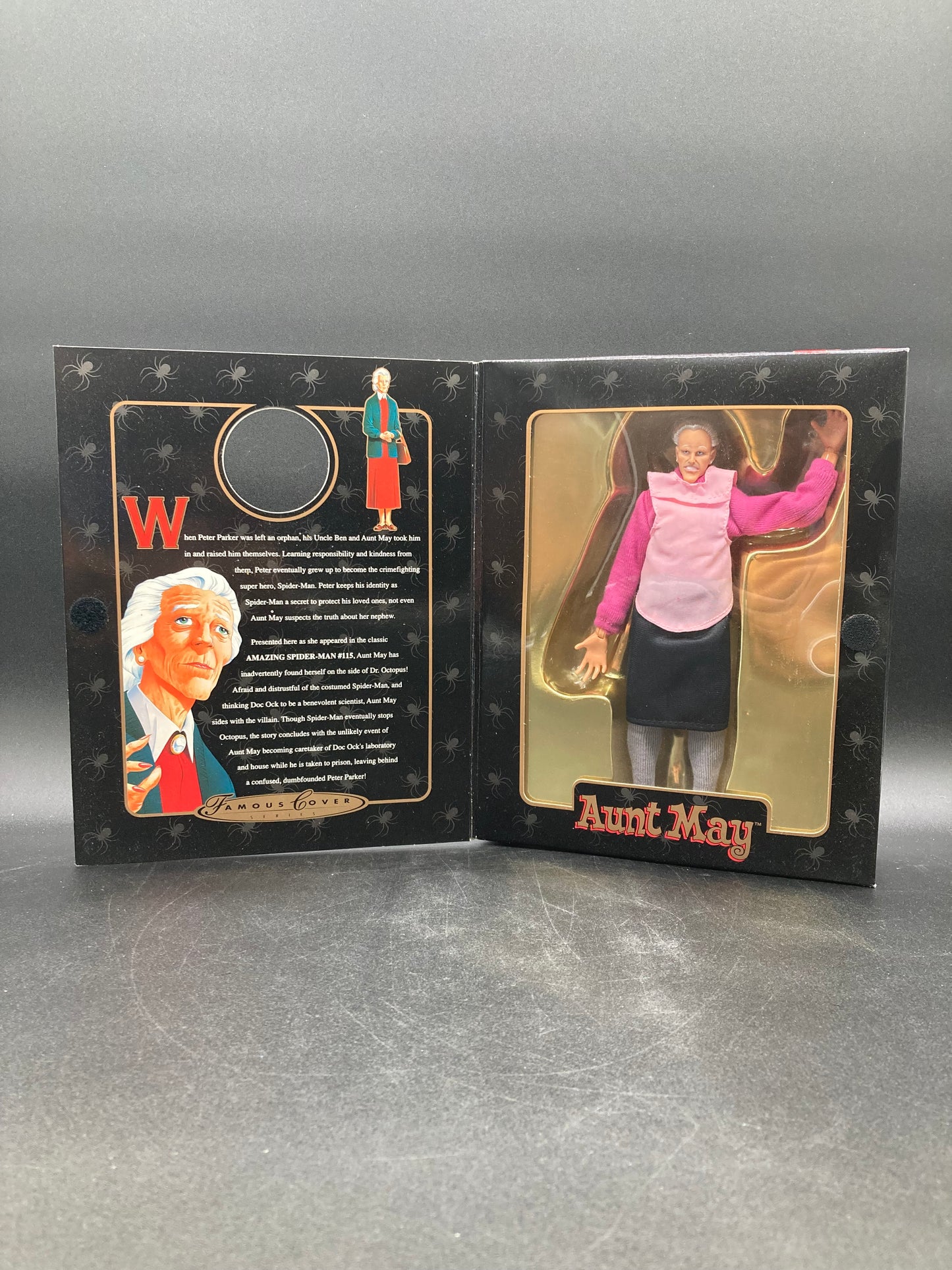 Aunt May Toybiz Marvel Famous Cover Series Special Collector’s Edition Figure 1997 Limited Edition 1/10,000