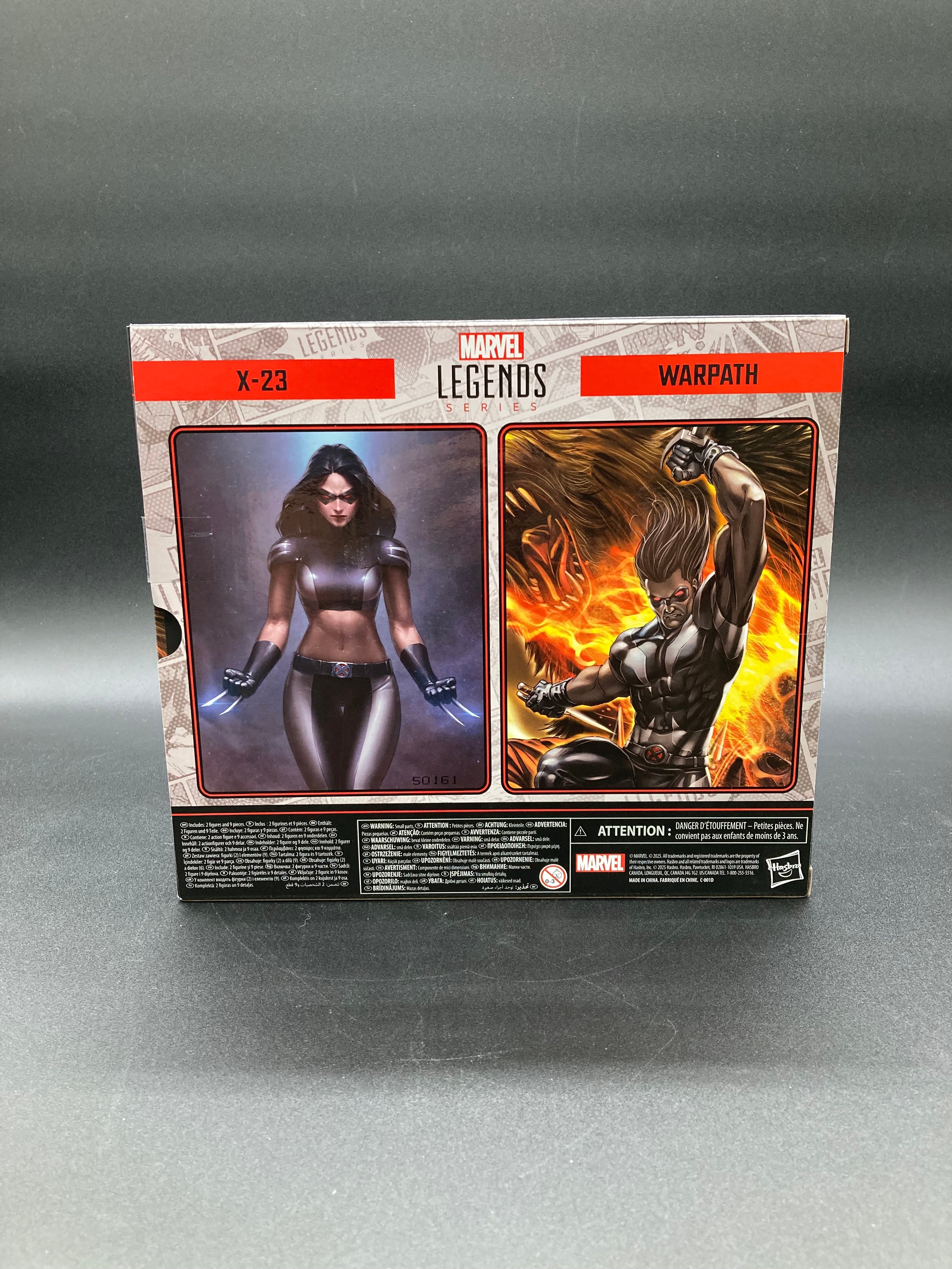 マーベルレジェンド X-23 ウォーパス セット (X-Force)箱凹み大 Hasbro マーベル レジェンドシリーズ X-フォース X-23 ＆ ウォーパス