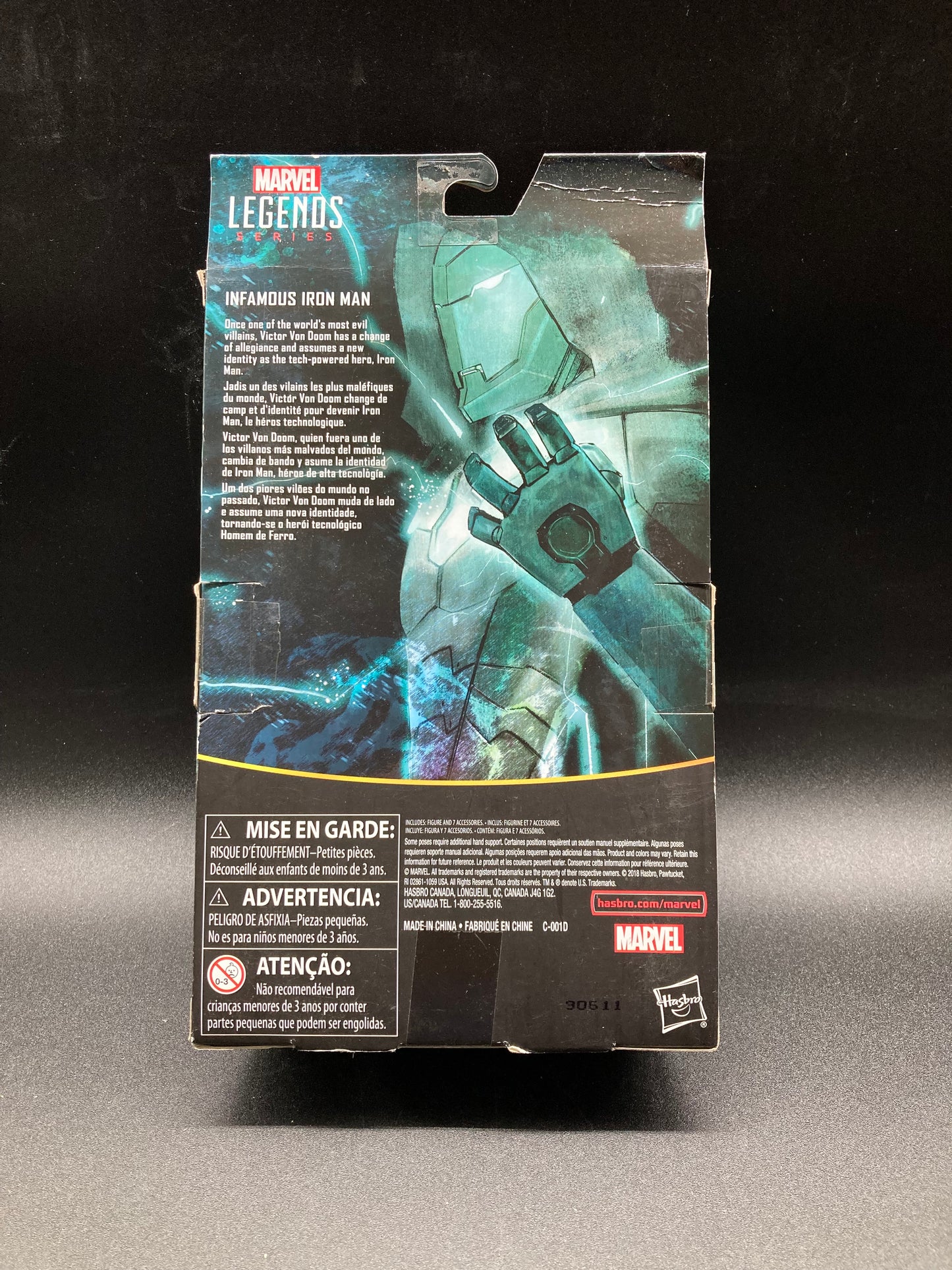 Infamous Iron Man Hasbro Marvel Legends Figure 2018