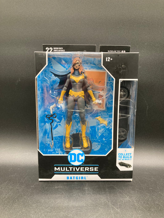 Batgirl McFarlane DC Multiverse Art Of The Crime Figure Batmobile CTB