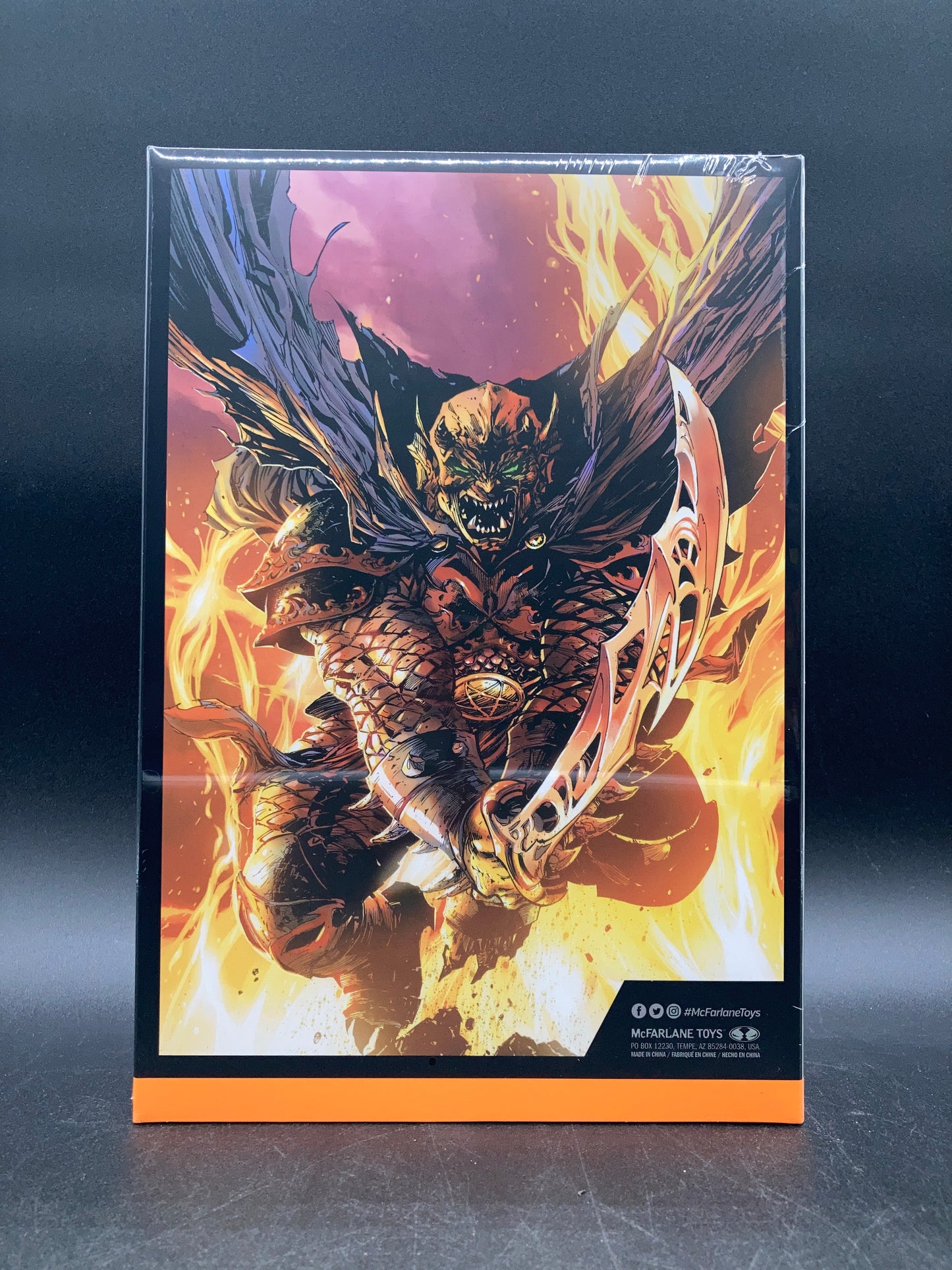 The Demon McFarlane Demon Knights Black Light Edition Gold Label Figure 2025