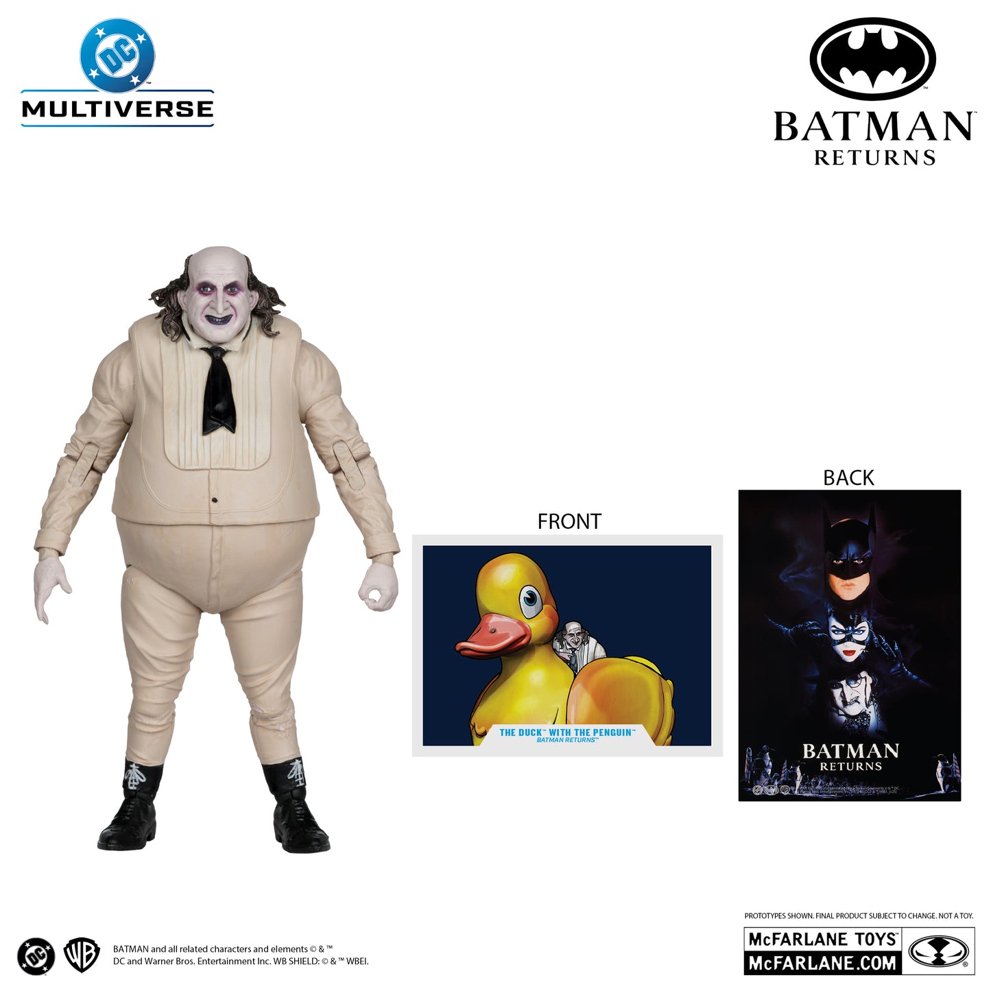 The Duck with The Penguin McFarlane DC Multiverse Batman Returns Gamestop Exclusive Figure Playset 2025