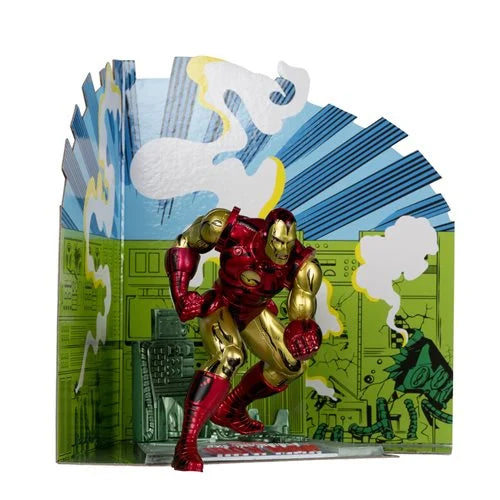 Iron Man 1:10 McFarlane Marvel Posed Figure Scene The Invincible Iron Man #126