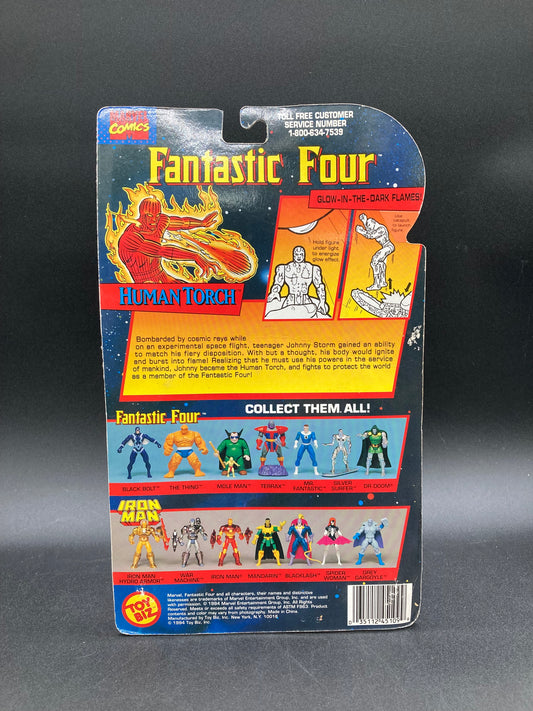 Glow-In-The-Dark Human Torch Toybiz Fantastic Four Figure 1994
