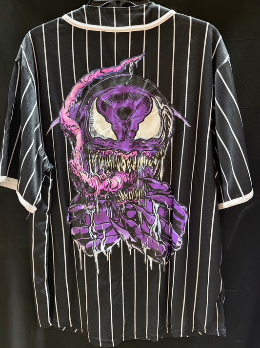Black with Stripes Venom Jersey
