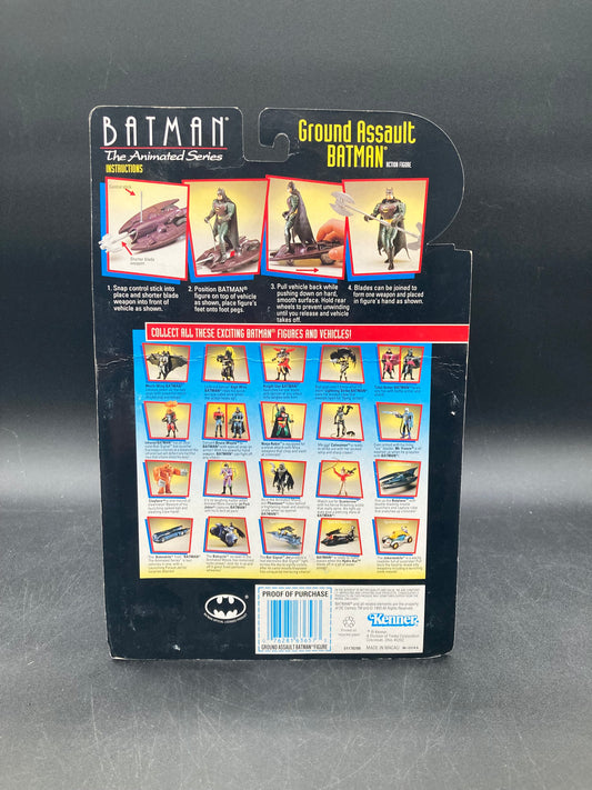 Ground Assault Batman Kenner Batman Animated Series Deluxe Crime Fighter Edition Figure 1993