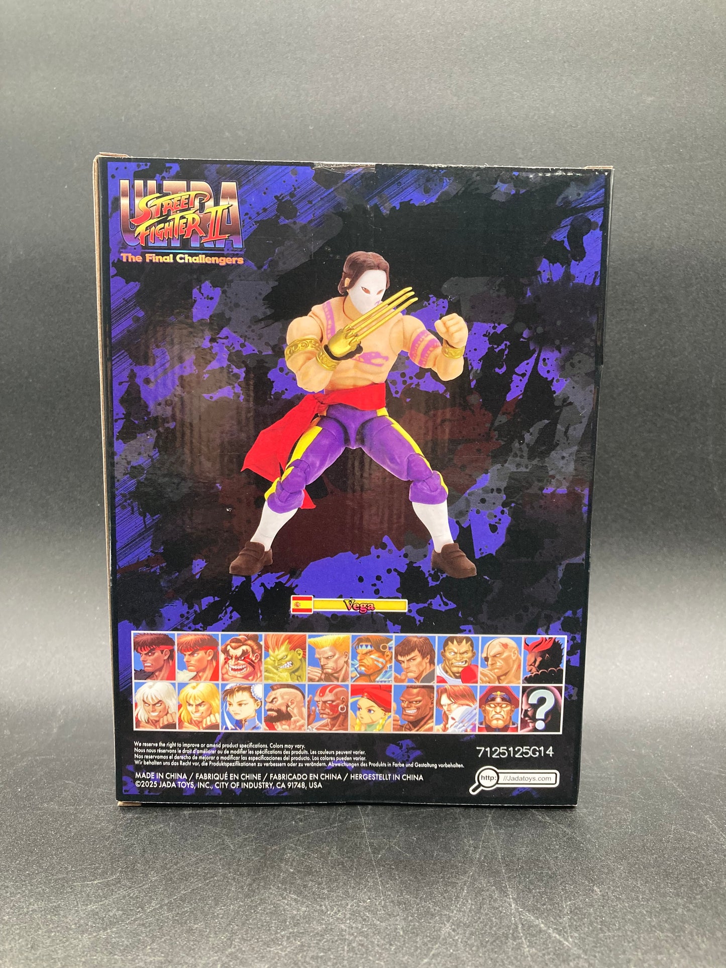 Vega Jada Toys Capcom Ultra Street Fighter II Figure 2025