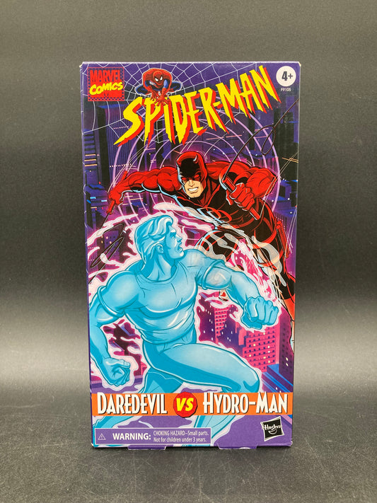 Daredevil & Hydro-Man Hasbro Marvel Legends VHS Spider-Man Animated Series Retro Figure Set 2024