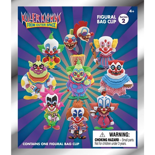 Killer Klowns From Outer Space Series 2 3D Foam Bag Clip Single Blind Bag Monogram International 2026