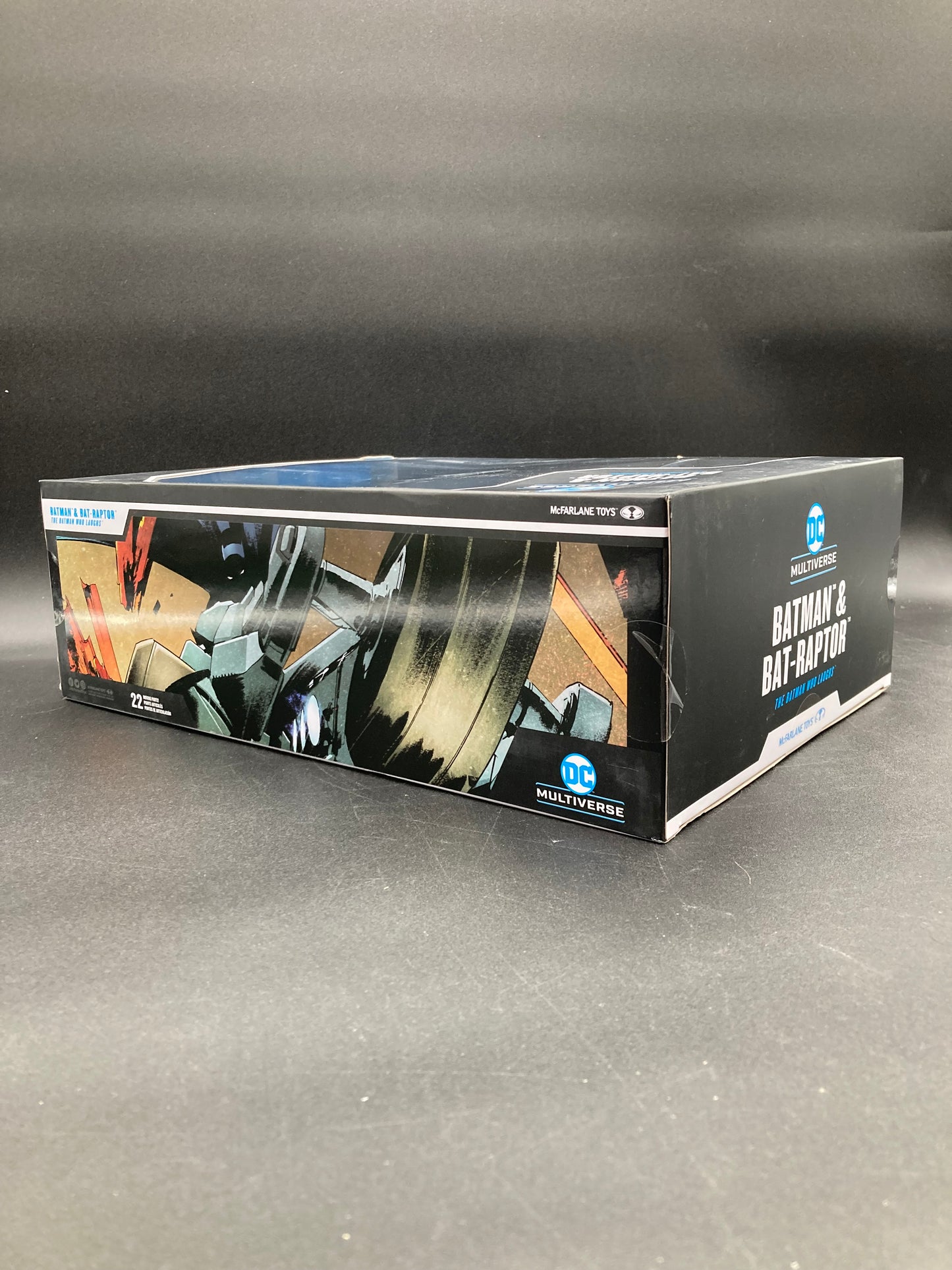 Batman & Bat-Raptor McFarlane DC Multiverse Batman Who Laughs Gold Label Figure & Vehicle Set 2023