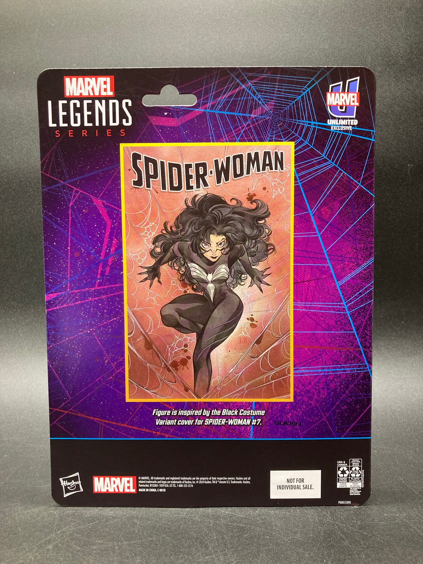 Symbiote Spider-Woman Hasbro Spider-Woman Marvel Legends Marvel Unlimited Exclusive Figure 2025
