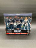 SHIELD Hasbro Marvel Legends Captain America Figure Set Dum Dum Dugan Nick Fury Jr. Sharon Carter 2024 Figures