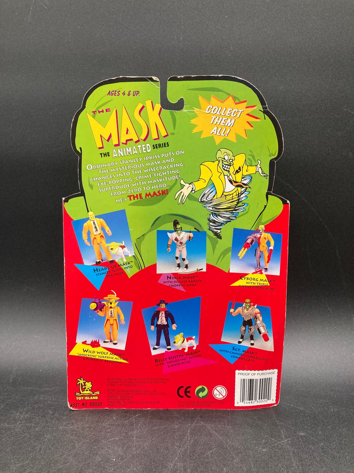 Cyborg Mask Toy Island The Mask Animated Series Figure 1997