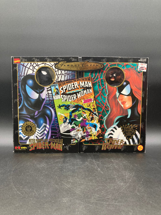 Spectacular Spider-Man & Spider-Woman Toybiz Famous Cover Series 8” Figure Set