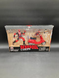 Deadpool Corps with scooter Hasbro Marvel Legends Figure Set 2019 (Open)