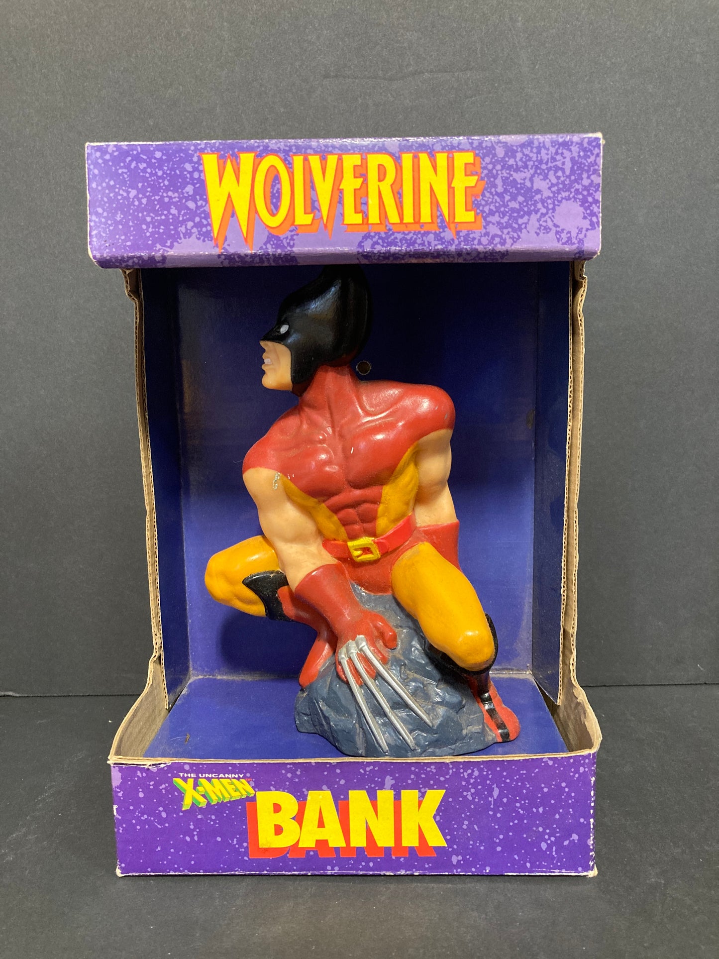 Uncanny X-Men Wolverine Bank 1992 (Open)