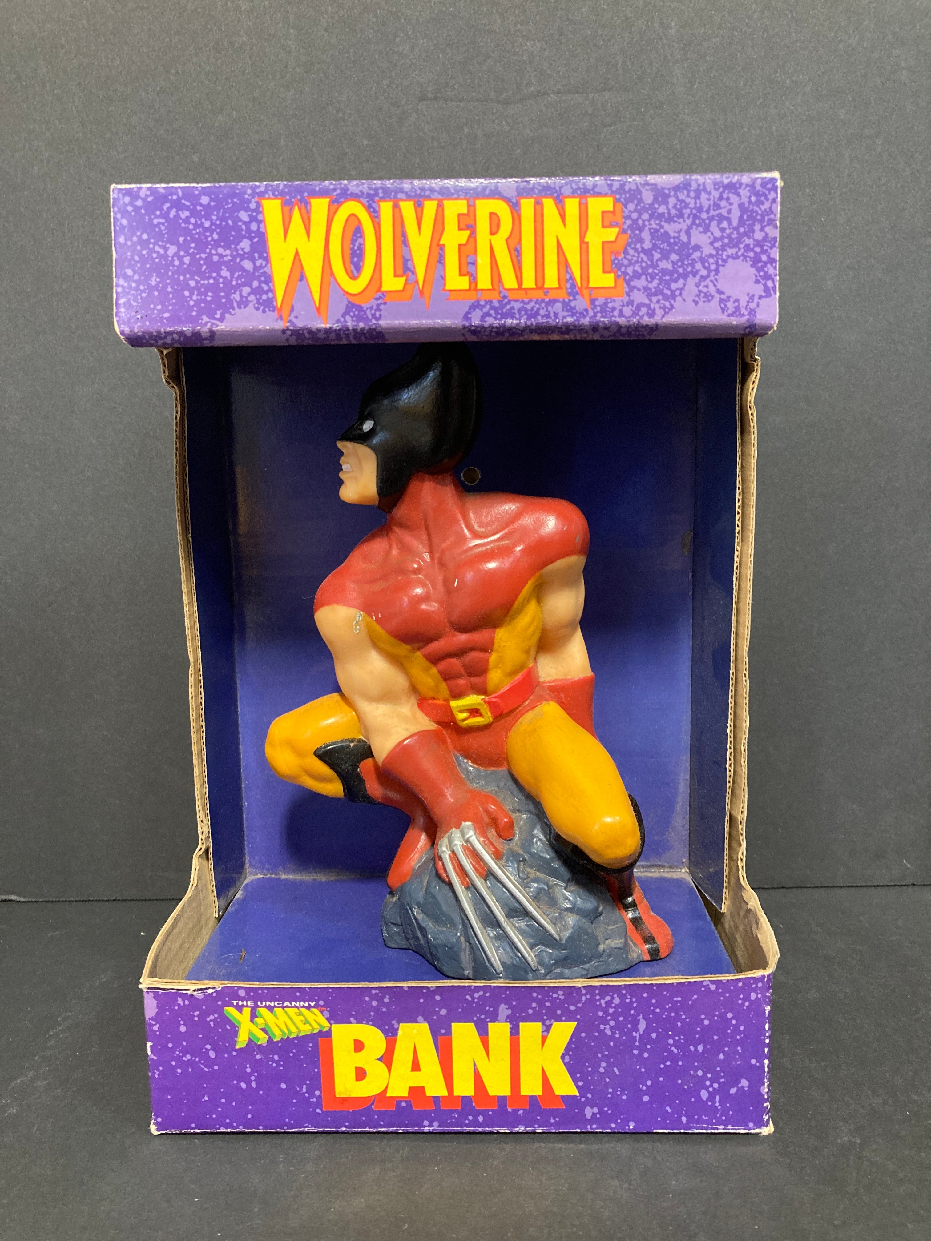 Uncanny X-Men Wolverine Bank 1992 (Open)