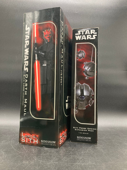Darth Maul & Sith Probe Droids Sideshow Collectibles Star Wars Lords Of The Sith 1:6 Scale Inclusive Figure Bundle 2006