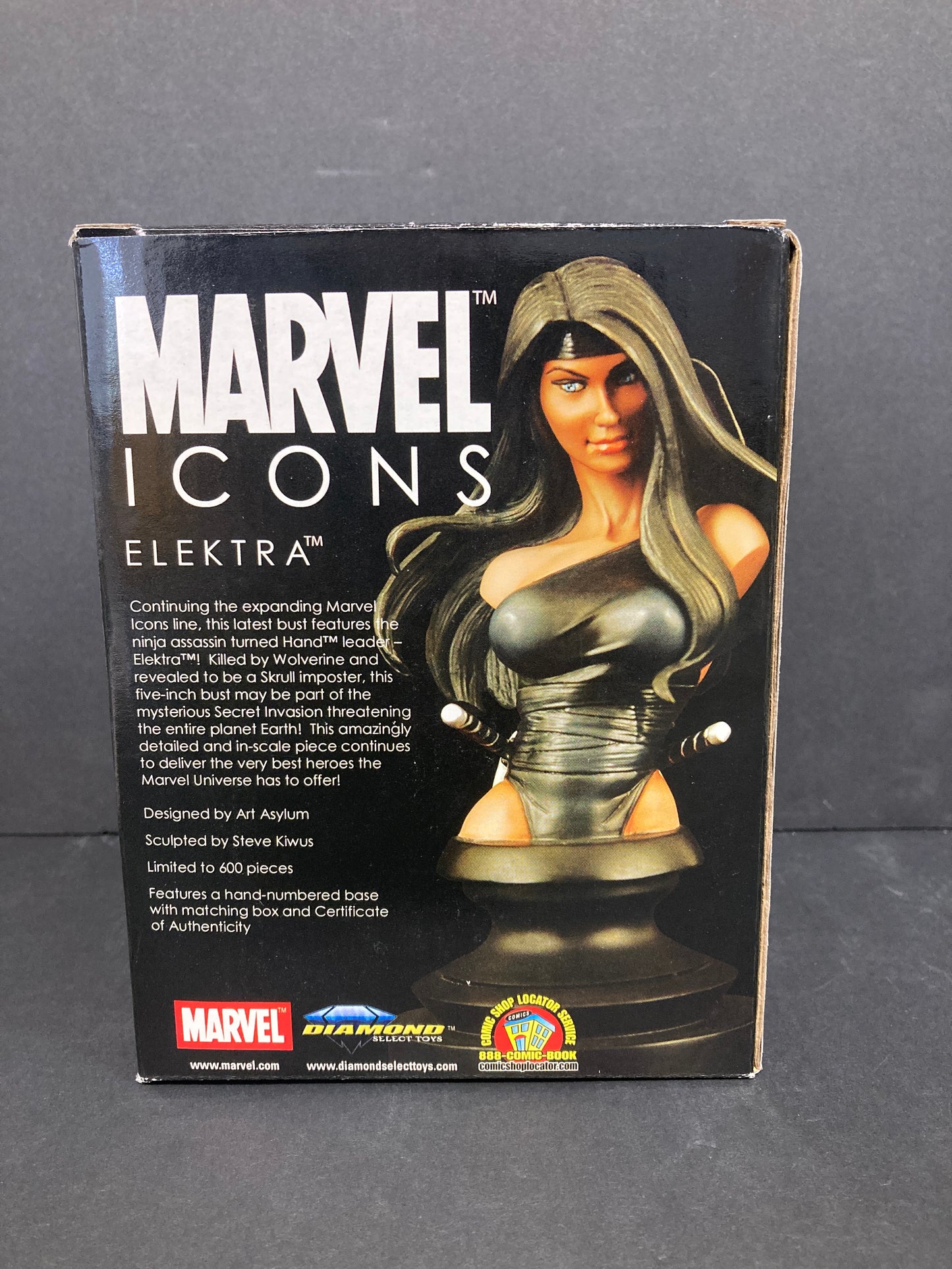 Elektra Diamond Select Marvel Icons Limited 1/600 Bust 2007