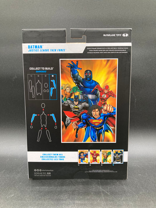 Batman (Red Variant) McFarlane DC Multiverse Justice League Task Force Platinum Edition Figure Darkseid BAF 2024