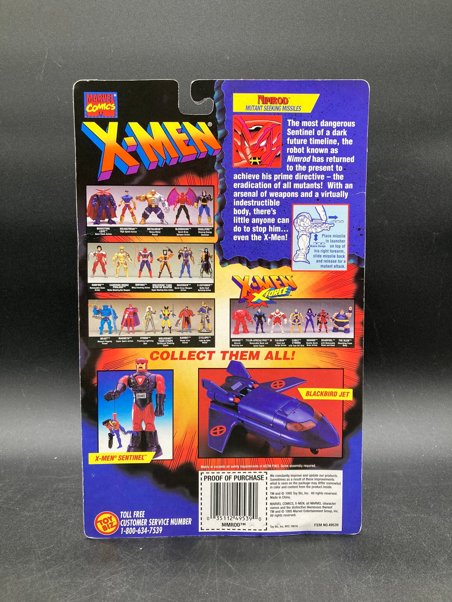 Nimrod Toybiz X-Men/X-Force Figure 1995