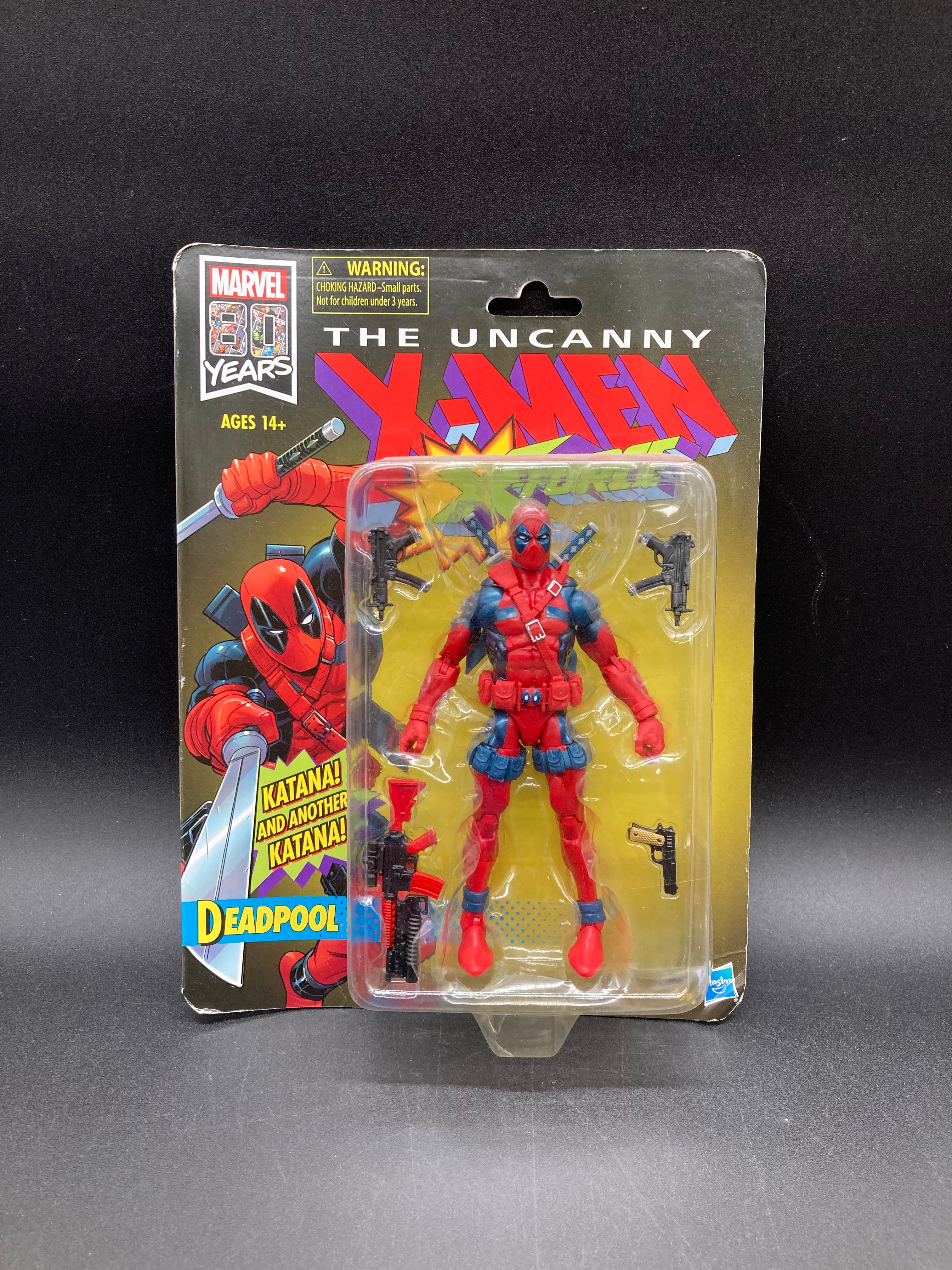 Deadpool Hasbro Marvel Legends Retro X-Men X-Force Figure 2018