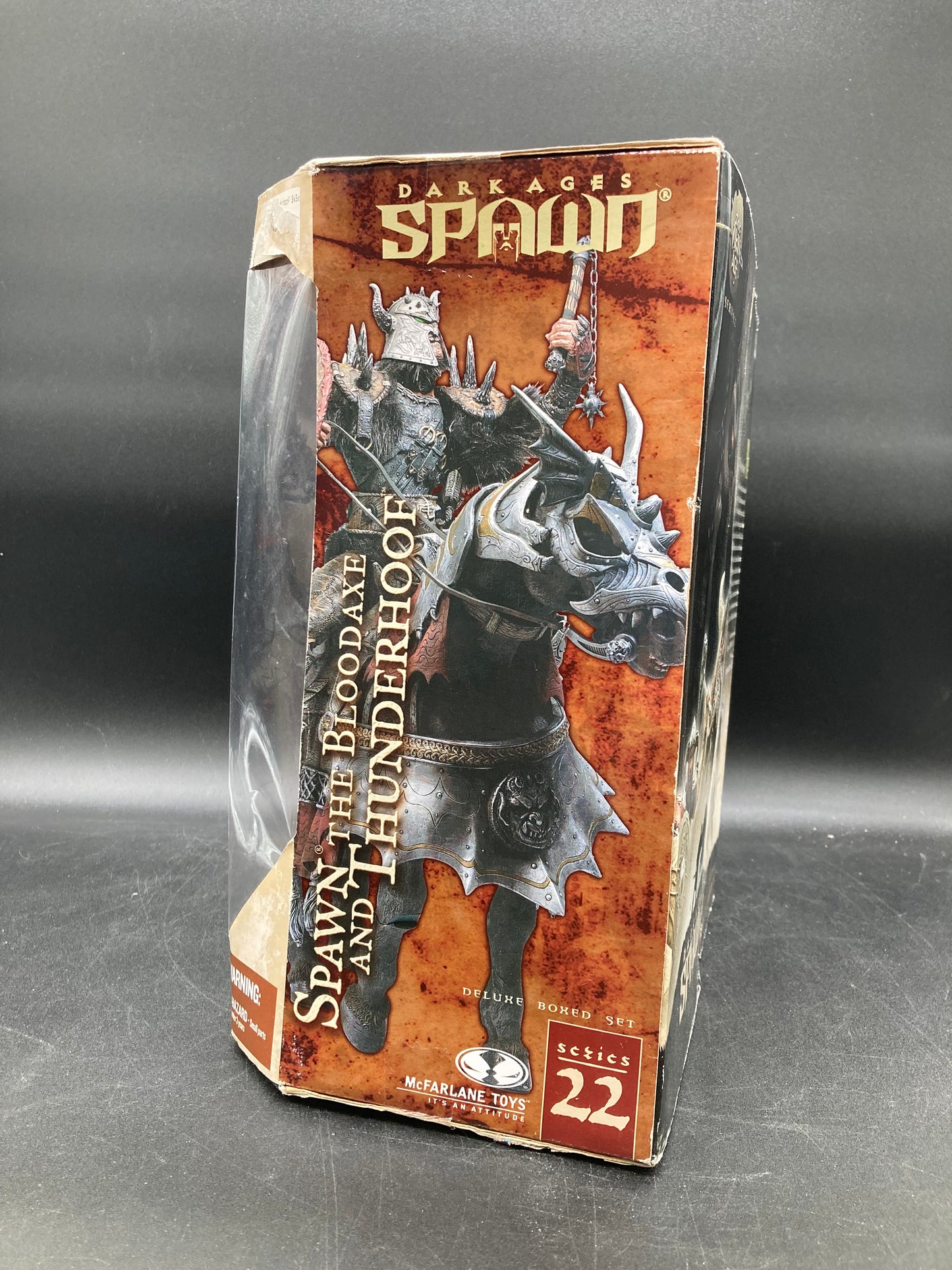 Spawn Bloodaxe & Thunderhoof McFarlane Spawn Dark Ages Series 22 Deluxe Boxed Figure Set 2002