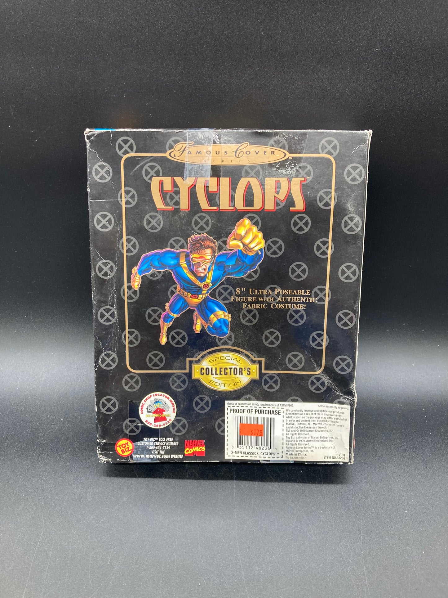 Cyclops Toybiz Previews Exclusive 8” Famous Cover Series Special Collector’s Edition Figure (Misprint) 1999