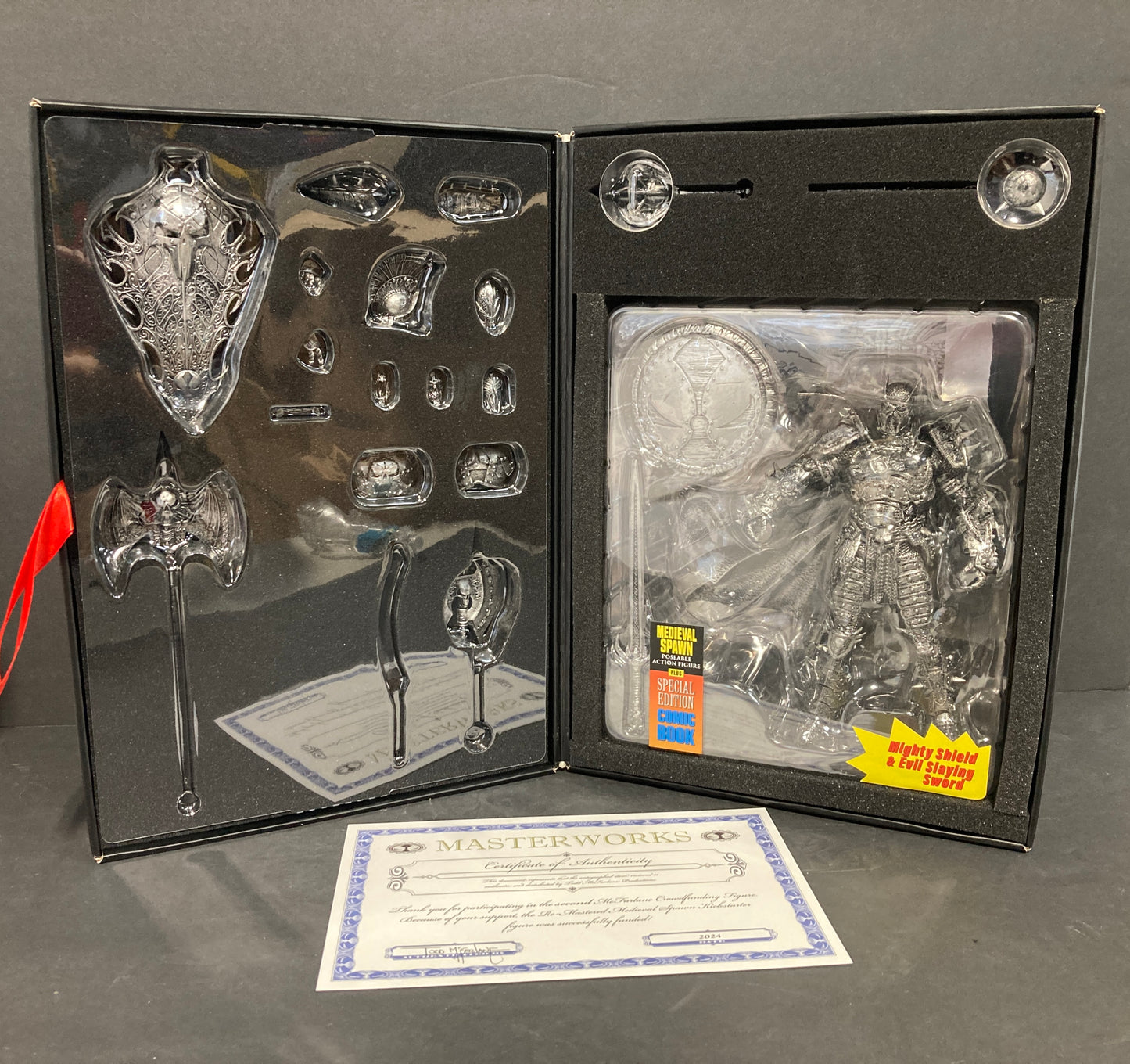 Classic Silver Medieval Spawn McFarlane Kickstarter Special Edition (Silver Box)