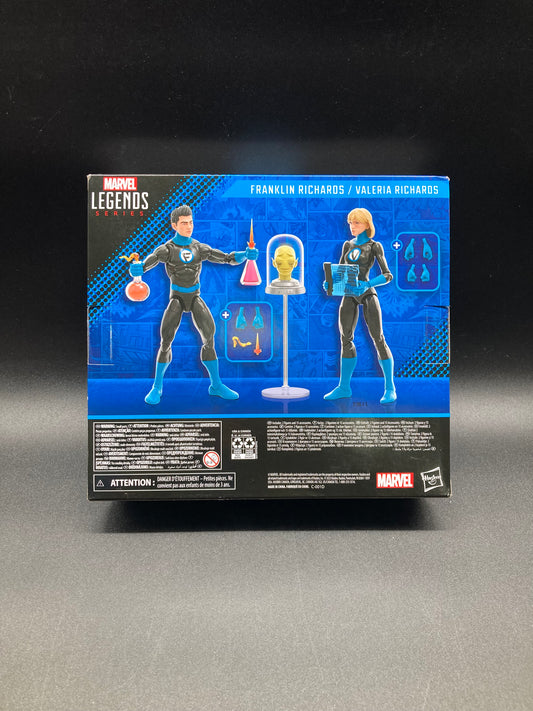 Fantastic Four Franklin & Valeria Richards Hasbro Marvel Legends Figure Set 2023