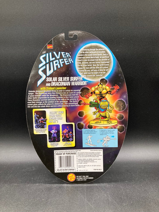 Solar Silver Surfer & Draconian Warrior Toybiz Silver Surfer Figure 1998