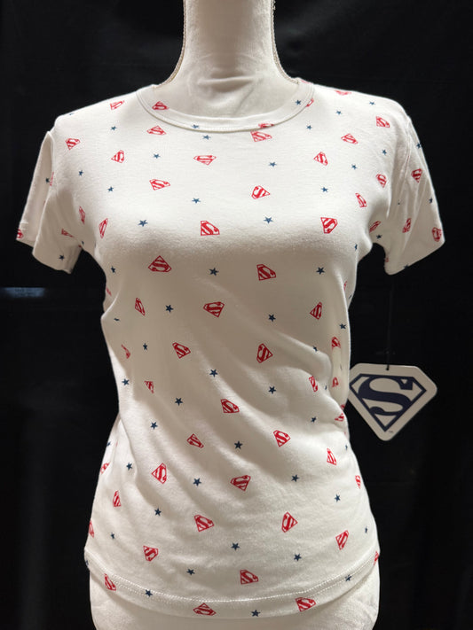 Superman Pattern T-Shirt