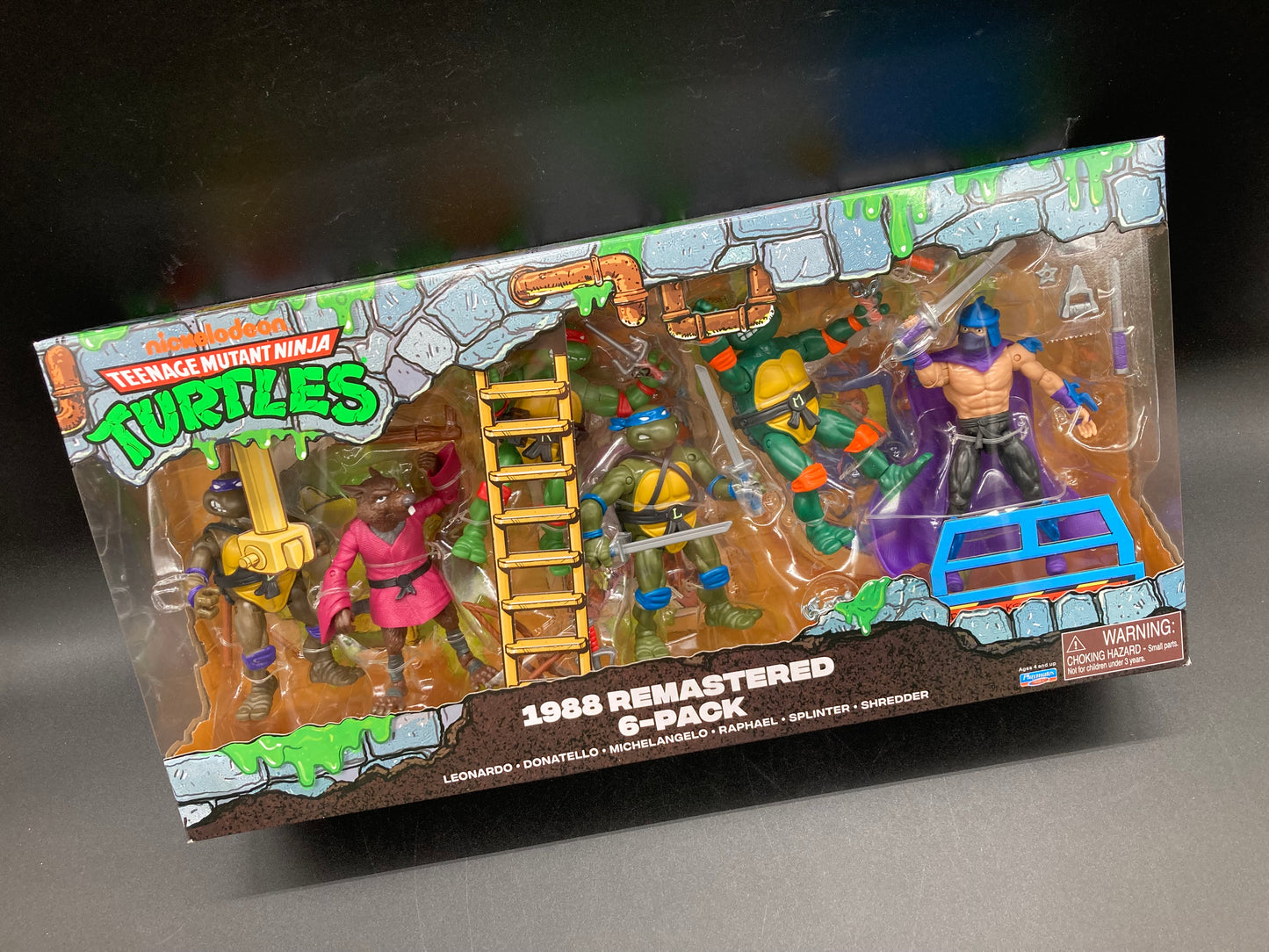 Teenage Mutant Ninja Turtles 1988 Remastered 6-Pack Playmates Toys 2025