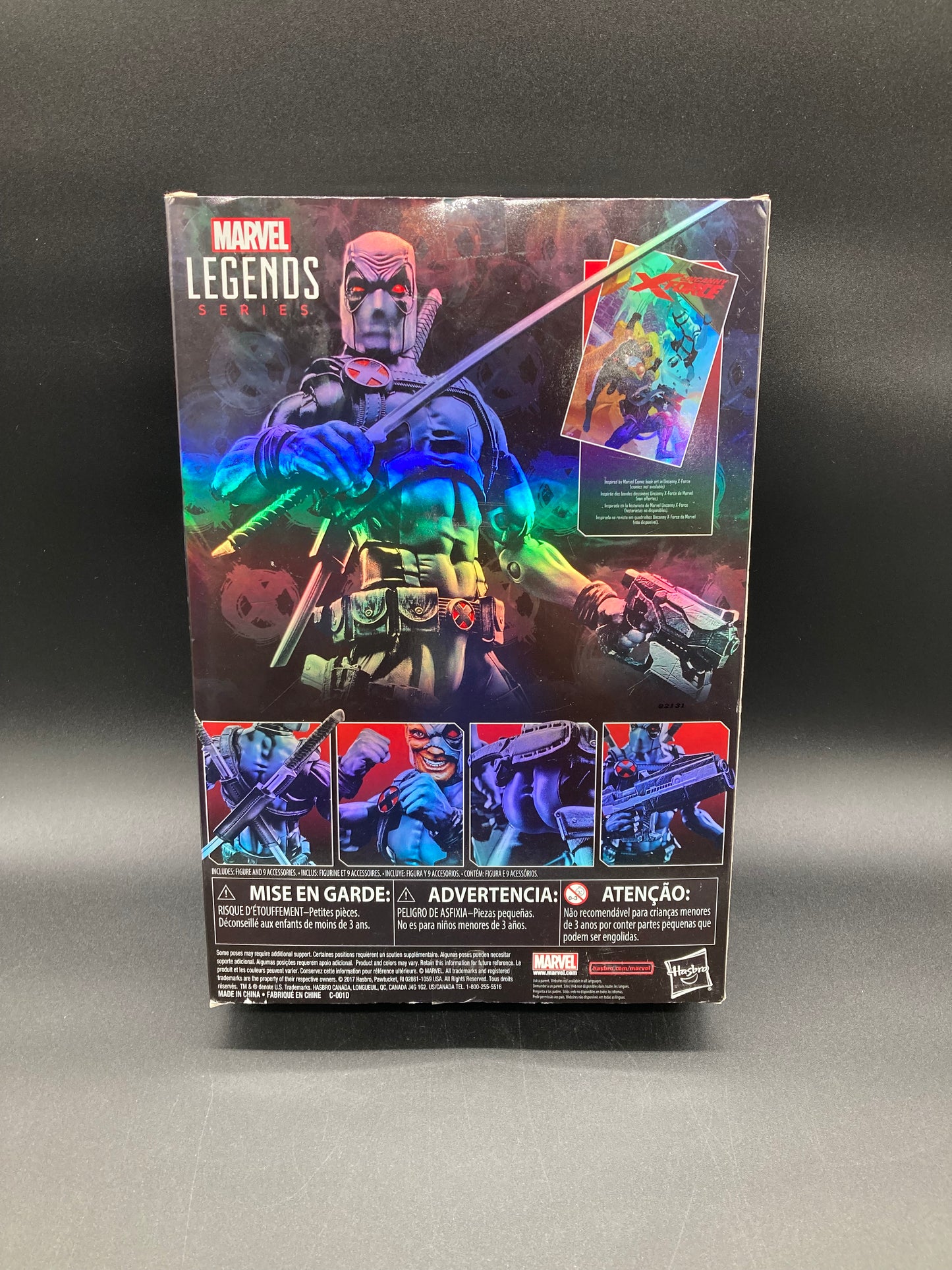 Uncanny X-Force Deadpool 12” Hasbro Marvel Legends Figure 2017