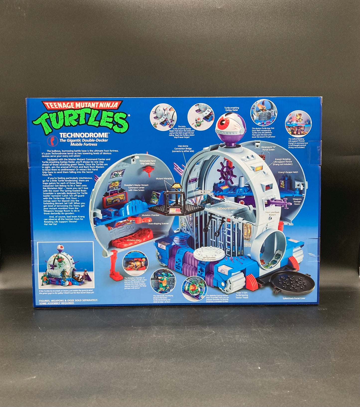 Teenage Mutant Ninja Turtles Technodrome Playmates Toys Retro 2024
