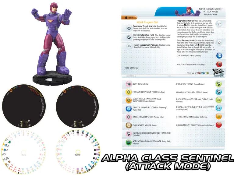 Alpha Class Sentinel NECA Marvel X-Men Heroclix Scenario Pack 2014