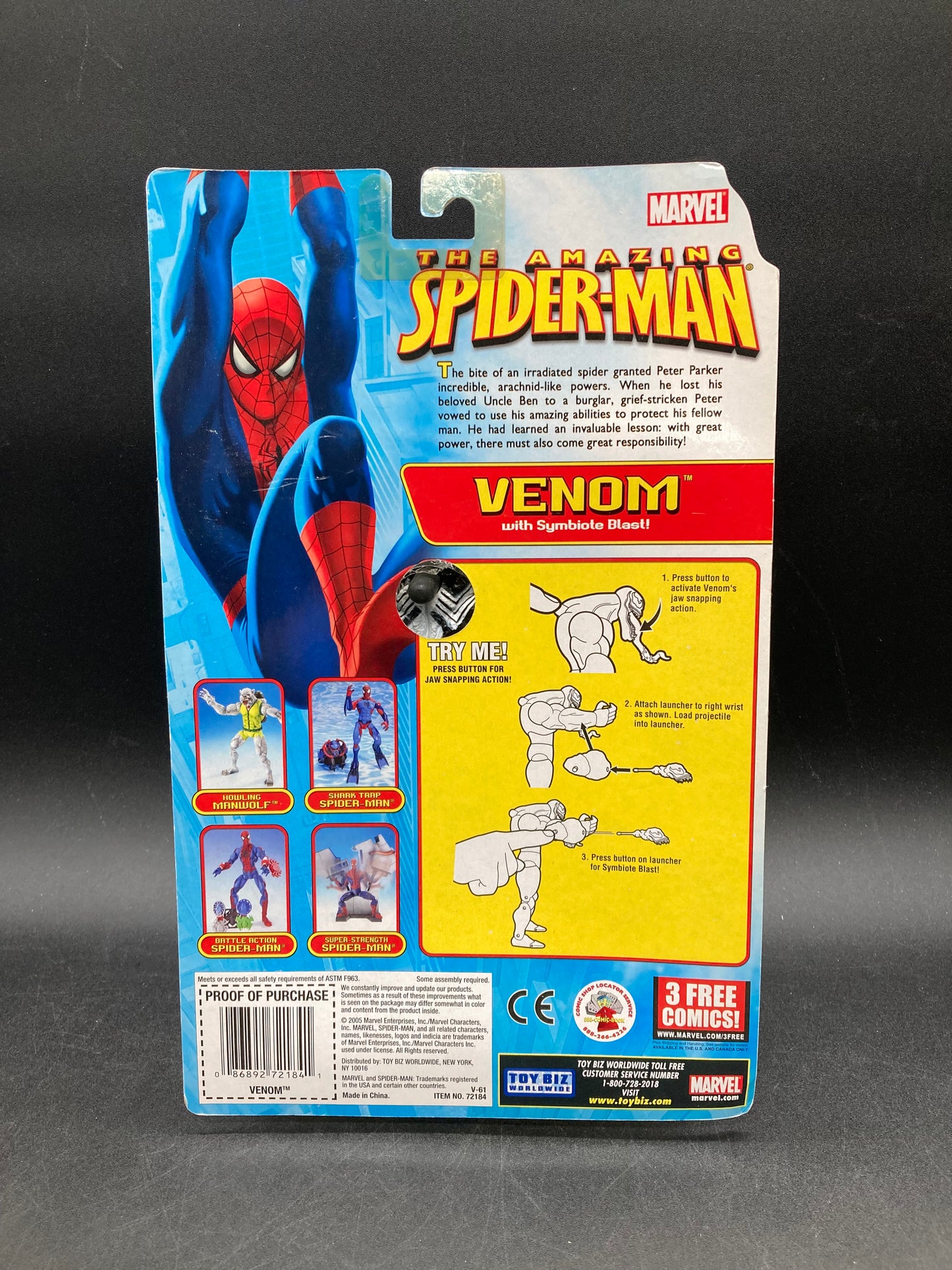 Venom Toybiz Amazing Spider-Man Figure 2005