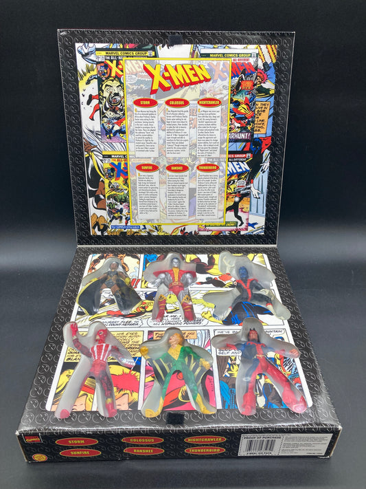 Giant-Size X-Men Toybiz Nightcrawler, Storm, Sunfire, Thunderbird, Colossus & Banshee Marvel Collector Edition Figure Set 1998