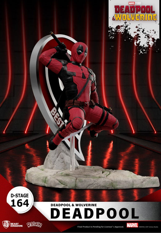 Deadpool and Wolverine Stage Diorama Beast Kingdom DS-164 Deadpool D-Stage Statue