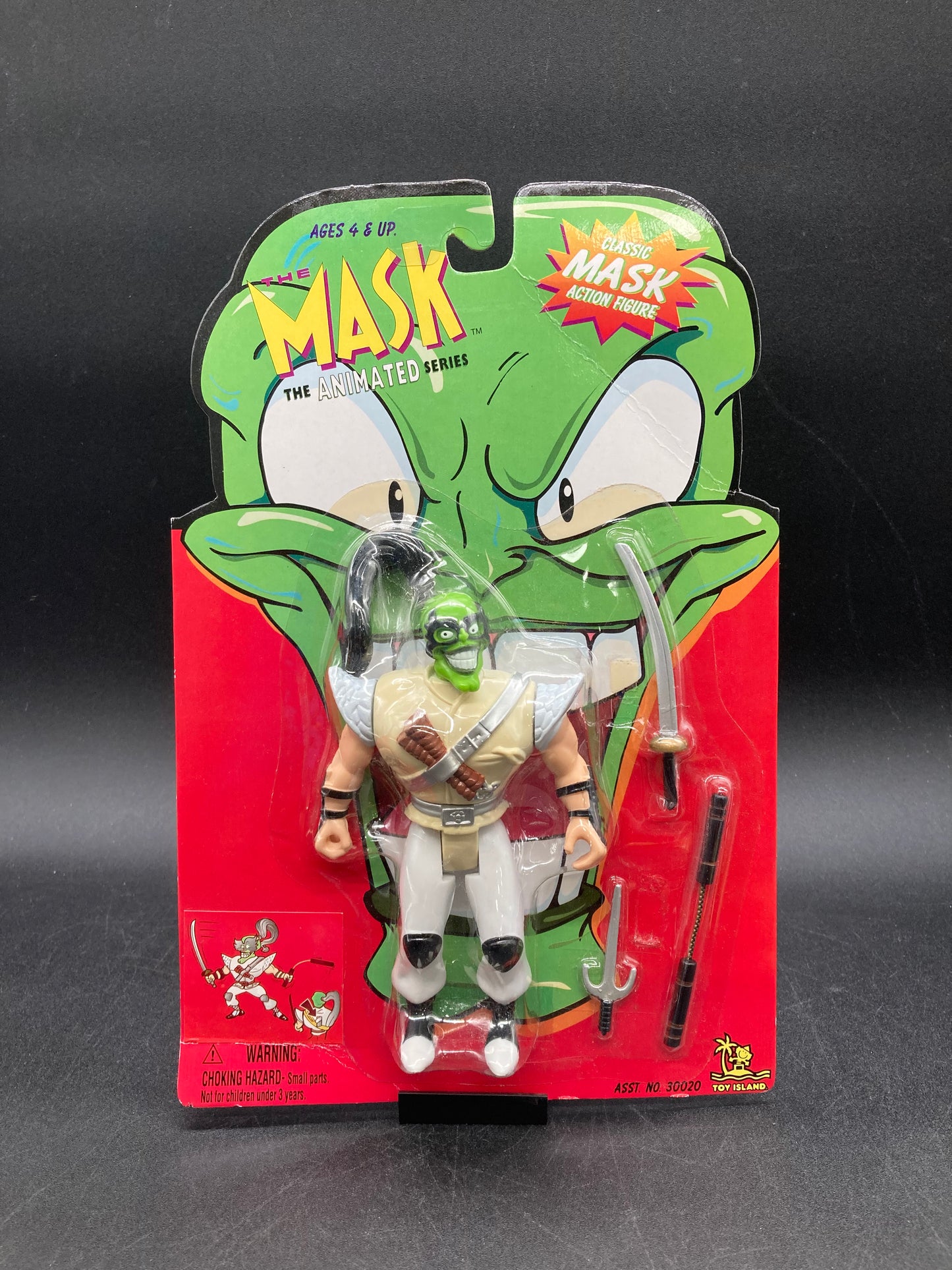 Ninja Mask Toy Island The Mask Animated Series Figure 1997